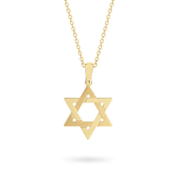 Faith Jewellery Collection 18K Yellow Gold Star of David Pendant | C14YG