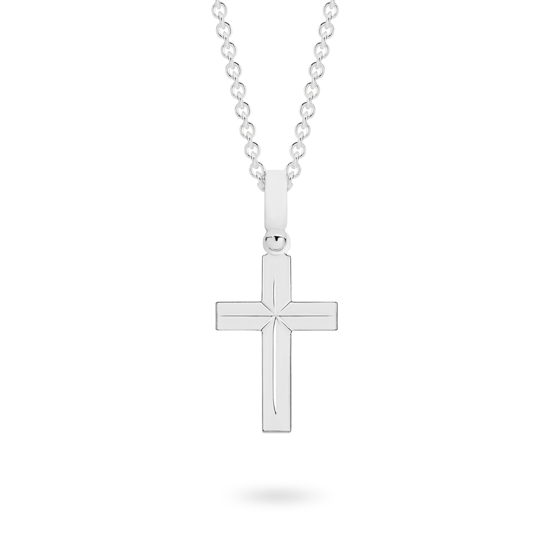 Engraved picture hotsell necklace white gold