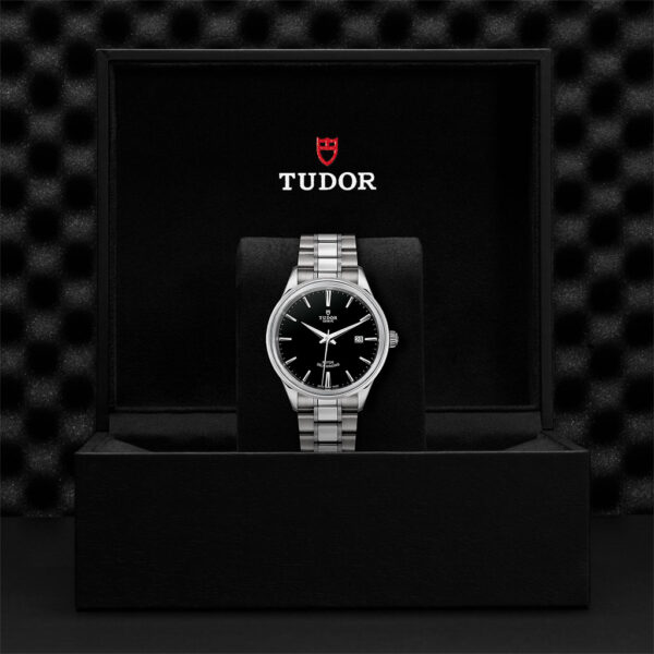 Tudor Style Automatic Black Dial, steel case, 41mm Bracelet | M12700-0002