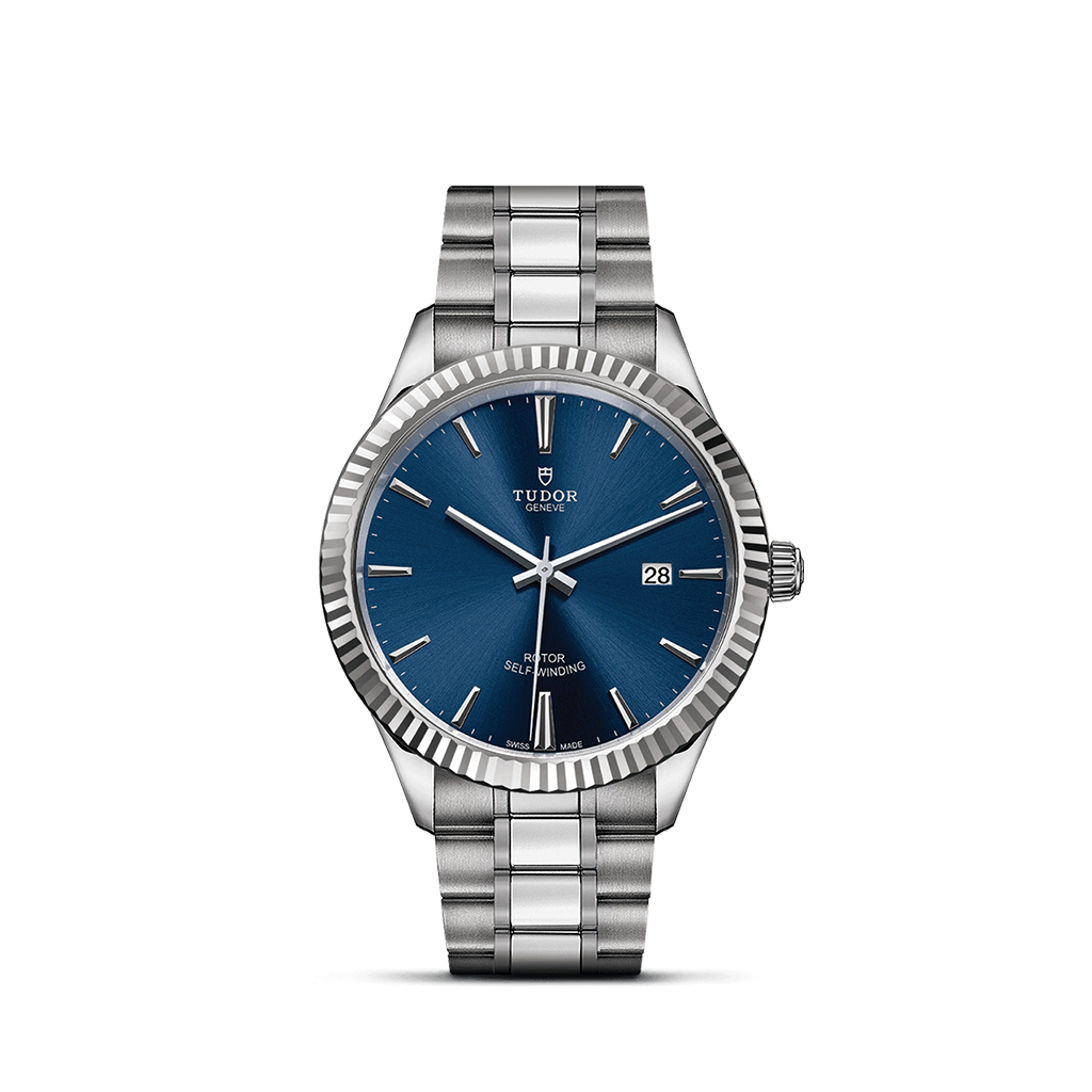 Tudor Style Automatic Blue Dial 41mm Bracelet