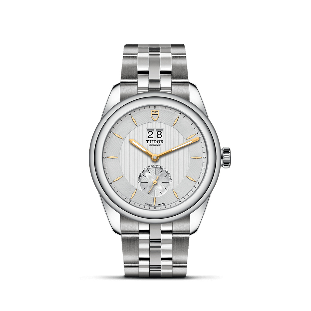 Tudor Glamour Double Date Silver Dial 42mm Bracelet