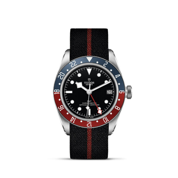 tudor watch black fabric strap