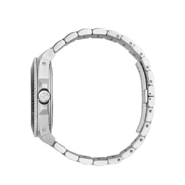 Gucci Dive 45mm Quartz Black Dial Steel Case and Bracelet | YA136221