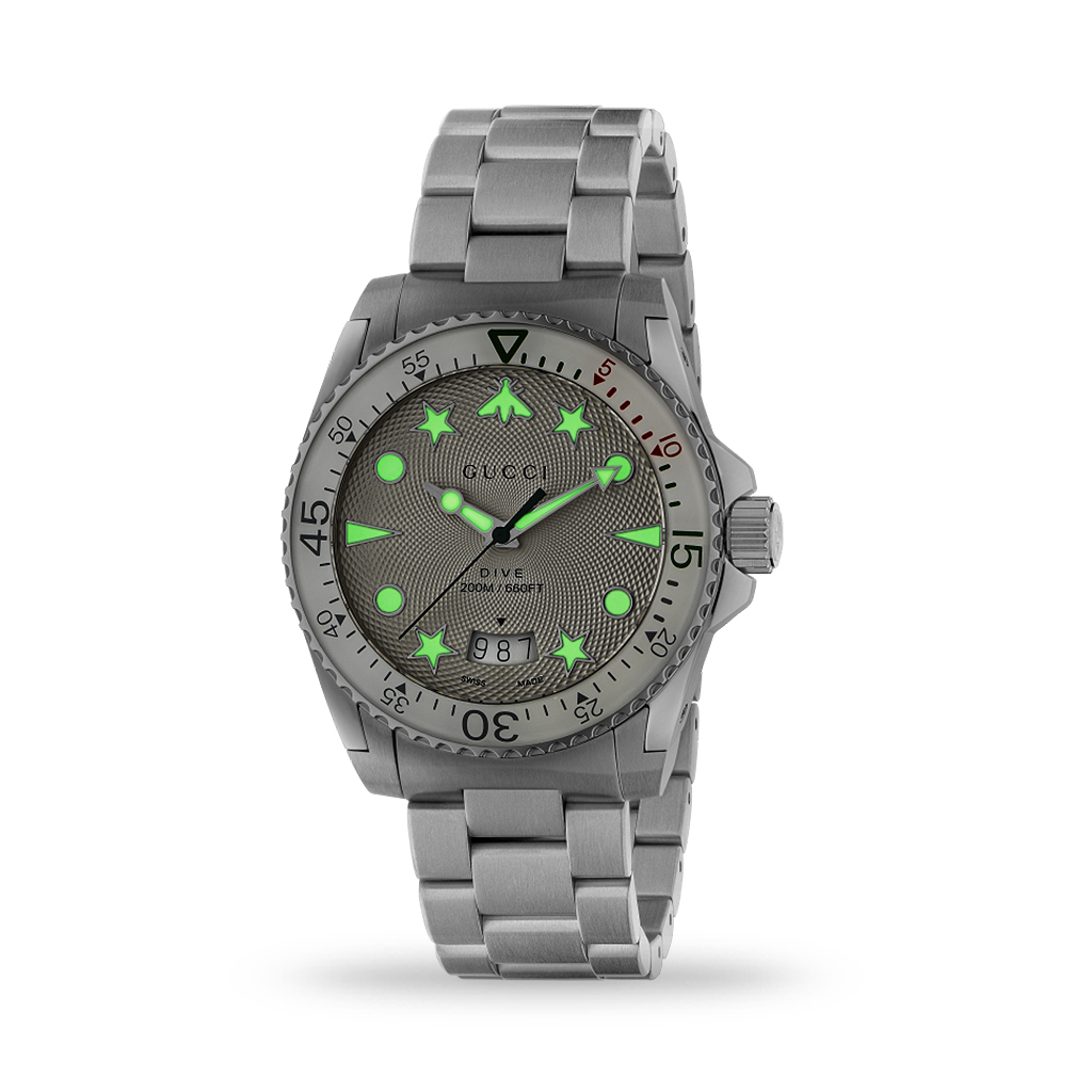 Gucci 40mm deals dive watch