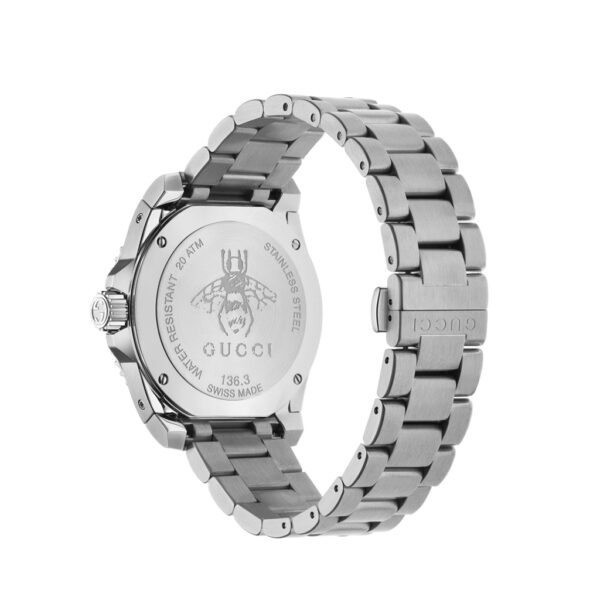 Gucci Dive 40mm Quartz White Bezel Steel Case and Bracelet | YA136336