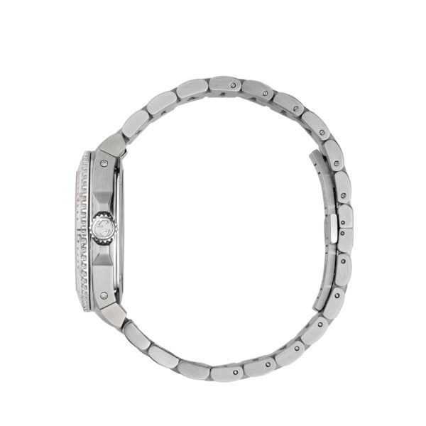 Gucci Dive 40mm Quartz White Bezel Steel Case and Bracelet | YA136336