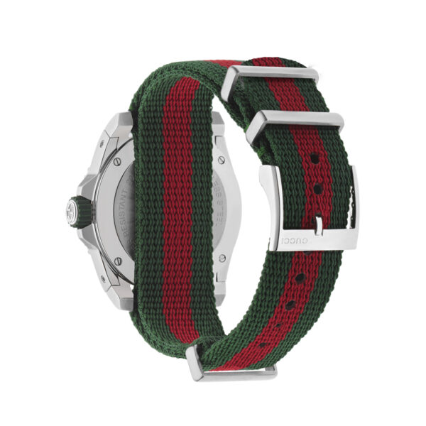 Gucci Dive 40mm Quartz Steel Case Web Strap | YA136339