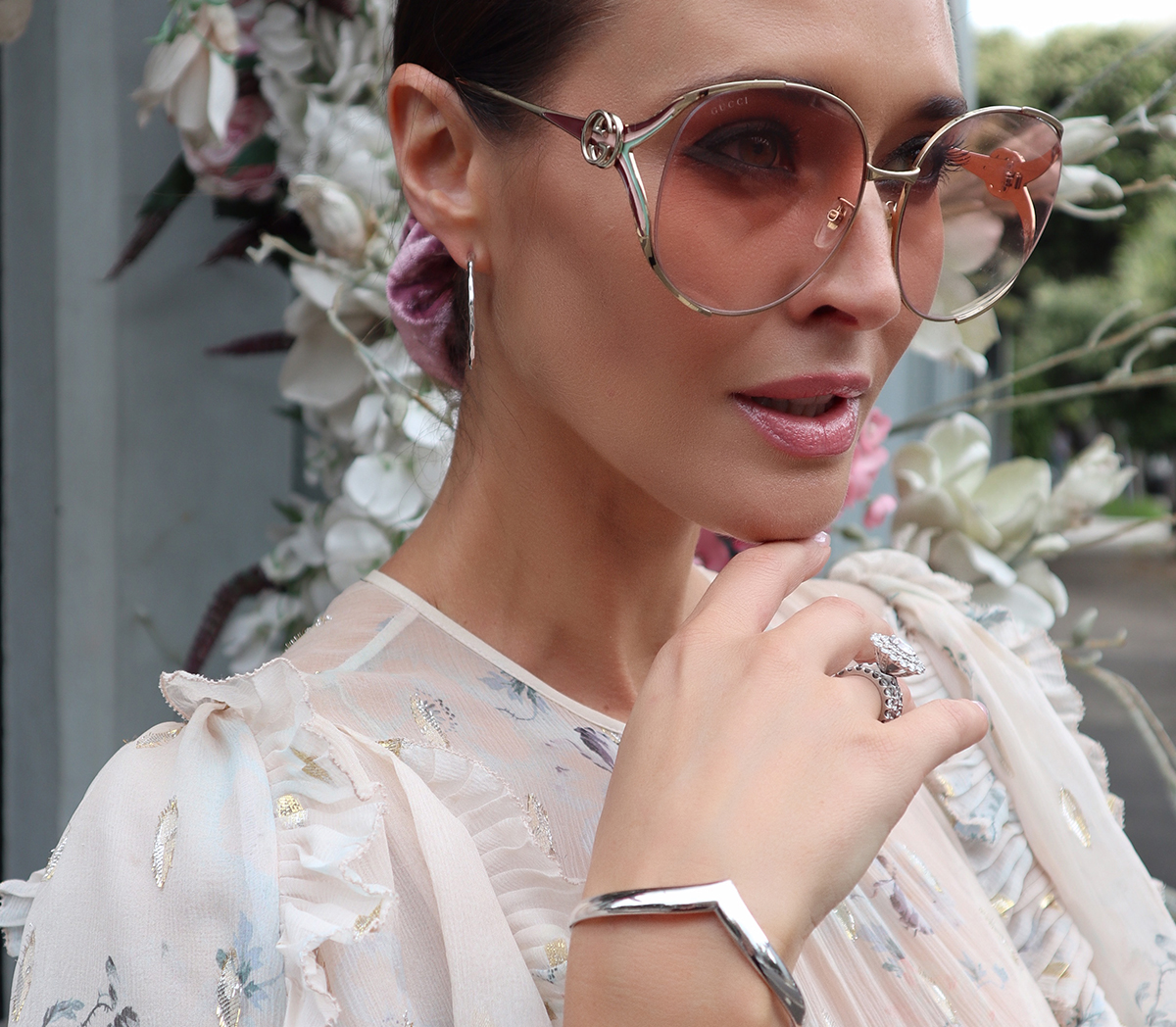 Clementine Farrah Cuff and Hoops
