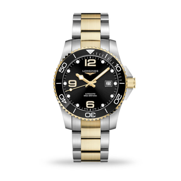 Longines HydroConquest Automatic 41mm Black Dial Bracelet | L3.781.3.56.7