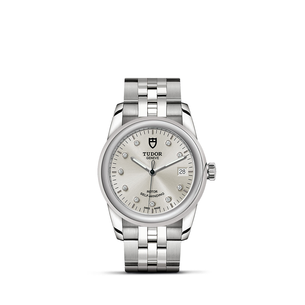 Tudor Glamour Date 36mm Silver Dial Bracelet