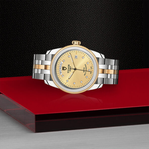 Tudor Glamour Double Date+Day 39mm Champagne Dial Bracelet | M56003-0006