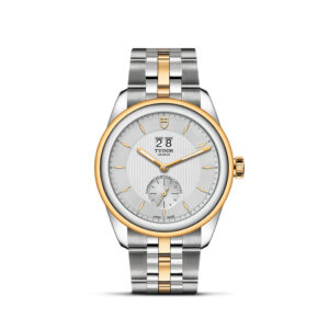 Tudor Glamour Double Date 42mm Silver Dial Steel and Yellow Gold Bracelet | M57103-0001