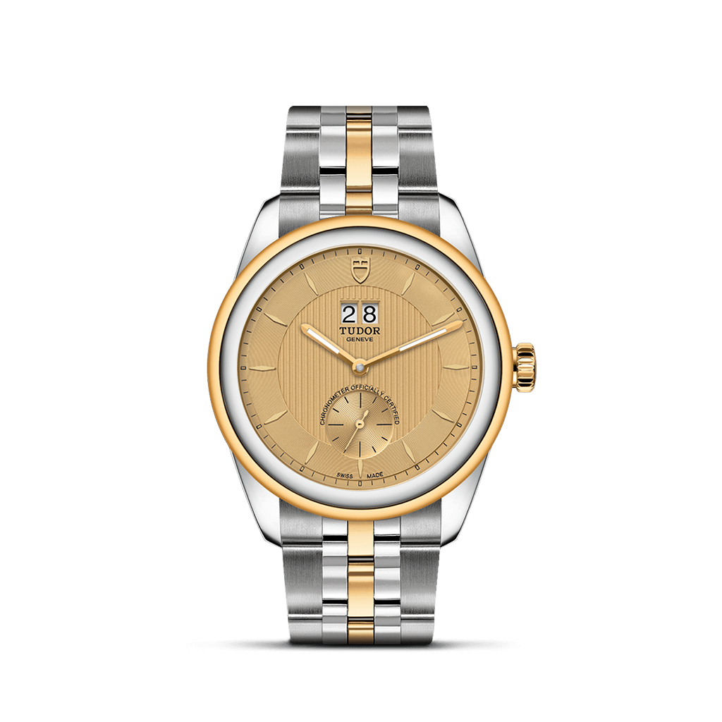 Tudor Glamour Double Date 42mm Champagne Dial Bracelet