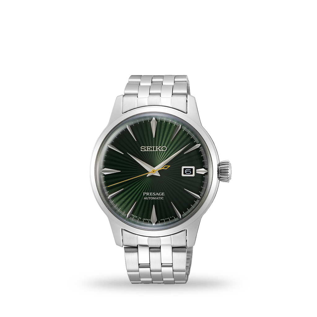 Seiko Presage Cocktail Time Automatic 41mm Green Dial Bracelet