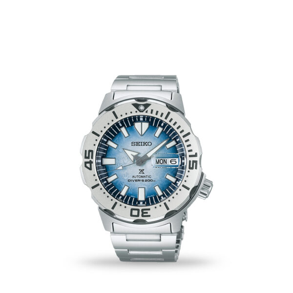Seiko Prospex "Save the Ocean Antarctica" 42.4mm Stainless steel bracelet | SRPG57K