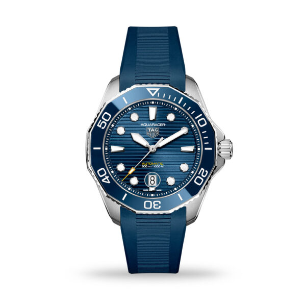 TAG Heuer Aquaracer Professional 300 Automatic Blue Dial 43mm Rubber Strap | WBP201B.FT6198