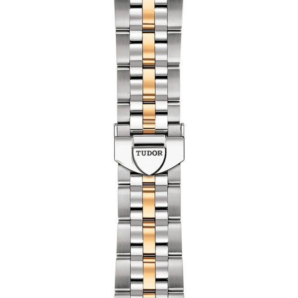 Tudor Glamour Double Date 42mm Black Dial Steel and Yellow Gold Bracelet | M57103-0004