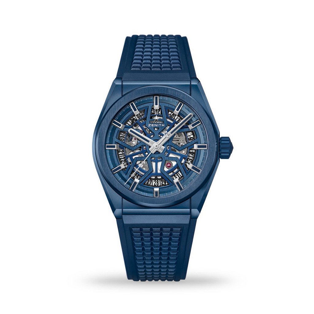 Zenith Defy Classic Skeleton 41mm Blue Rubber Strap