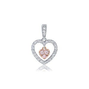 White & Argyle Pink Diamond Blush Cora Pendant | BPP-HECSB0102
