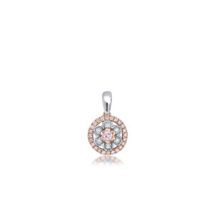 White & Argyle Pink Diamond Blush Faith Pendant | BPP-RDDPB0101