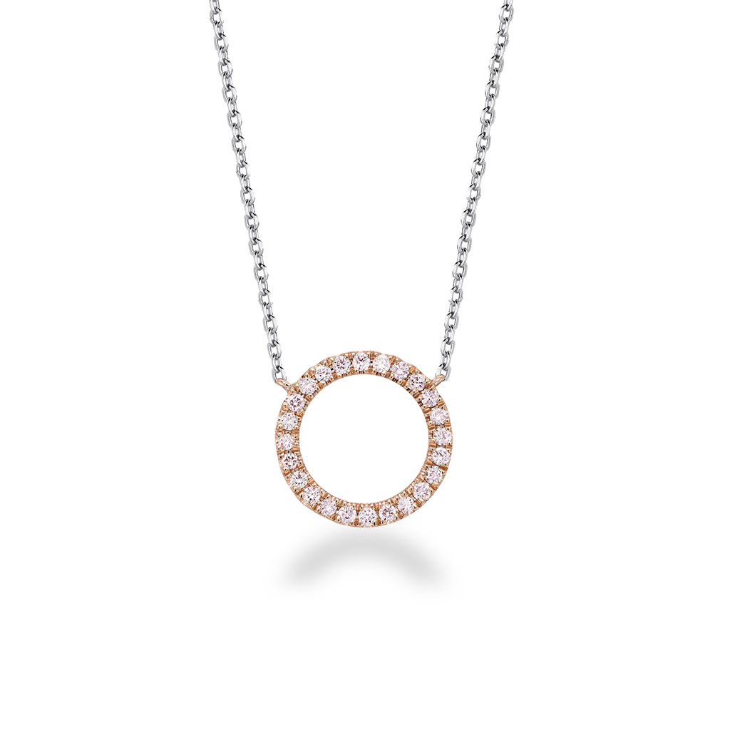 Kimberley White & Argyle Pink Diamond Blush Sunday Necklace