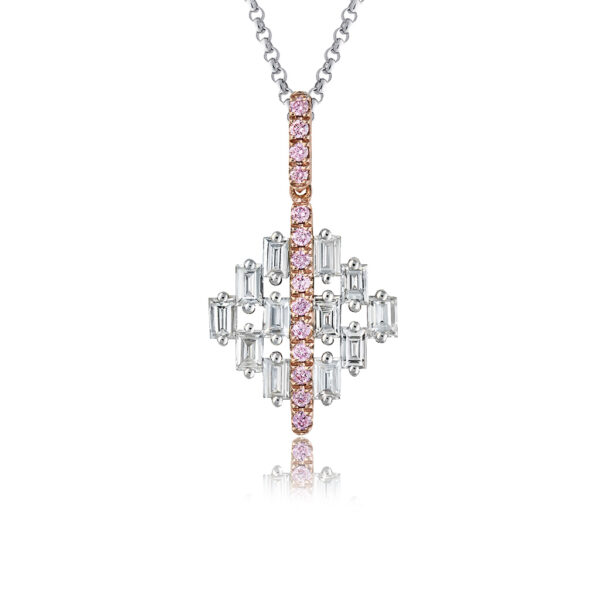 Kimberley White & Argyle Pink Diamond Elena Pendant | PKP-RDMMB1712