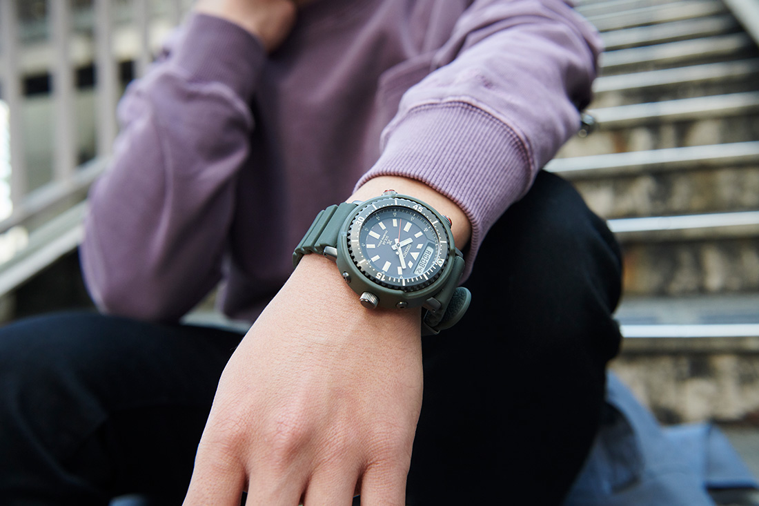 Seiko Prospex Solar 47mm Silicon Band