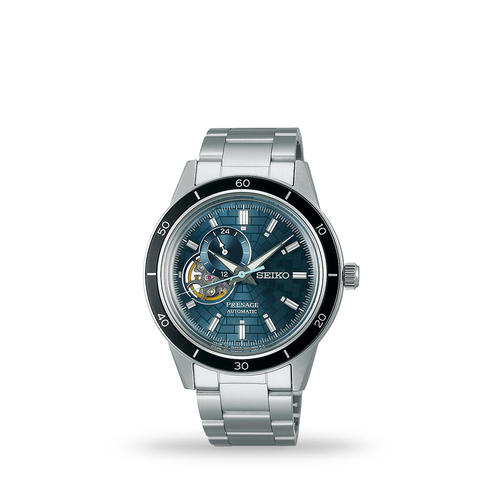 Seiko Presage Automatic 40mm Blue-Grey Dial Bracelet