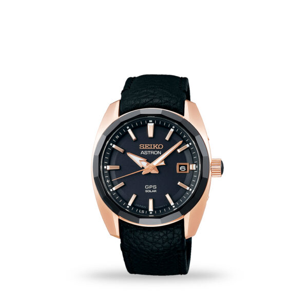 Seiko Astron GPS Solar 39mm Black Dial 