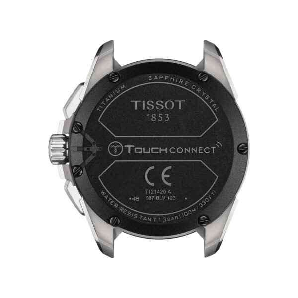Tissot T-Touch Connect Solar 47mm Titanium Black Rubber Strap | T121.420.47.051.00