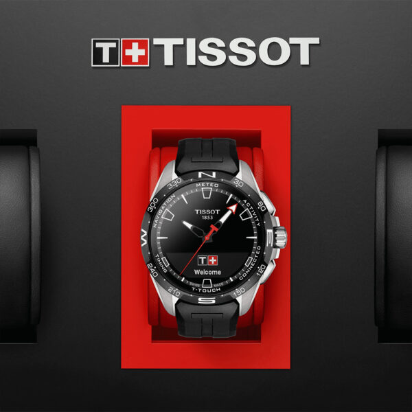 Tissot T-Touch Connect Solar 47mm Titanium Black Rubber Strap | T121.420.47.051.00