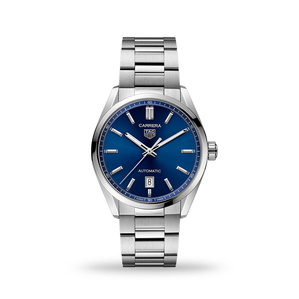 TAG Heuer Carrera Automatic Blue Dial 39mm Bracelet