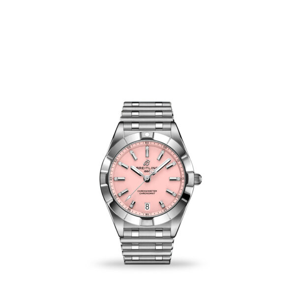 Breitling Chronomat 32 SuperQuartz™ Pink Dial 32mm Bracelet a77310101k1a1