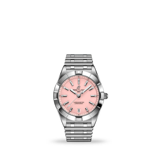 Breitling Chronomat 32 SuperQuartz™ Pink Dial 32mm Bracelet a77310101k1a1