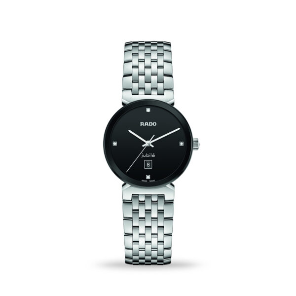 Rado Florence Quartz 30mm Black Dial With Diamonds Bracelet R48913713