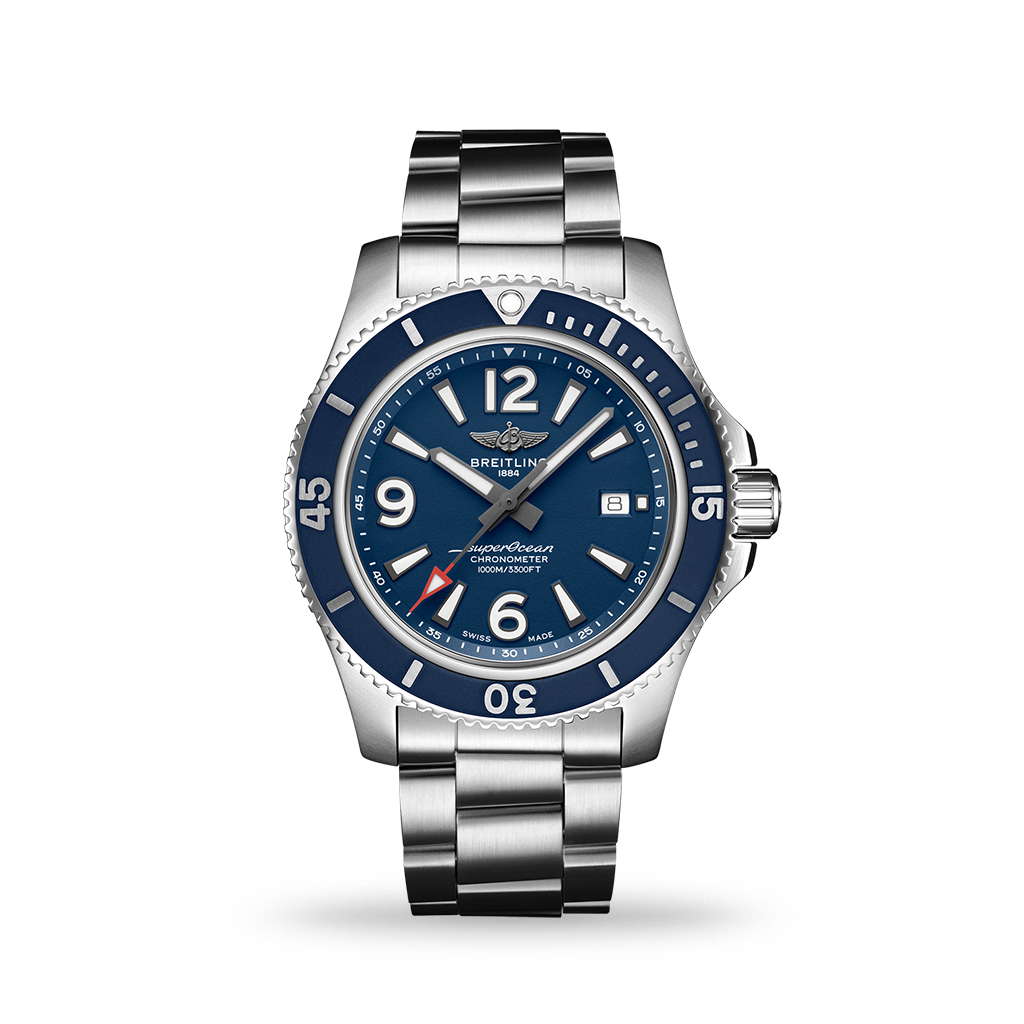 Breitling Superocean Automatic 44mm Blue Dial Bracelet