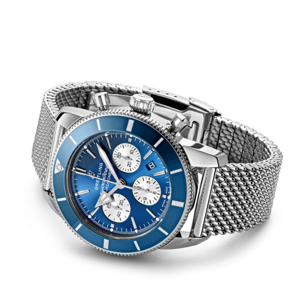 Breitling Superocean Heritage B01 Chronograph 44mm Blue Dial Bracelet ab0162161c1a1