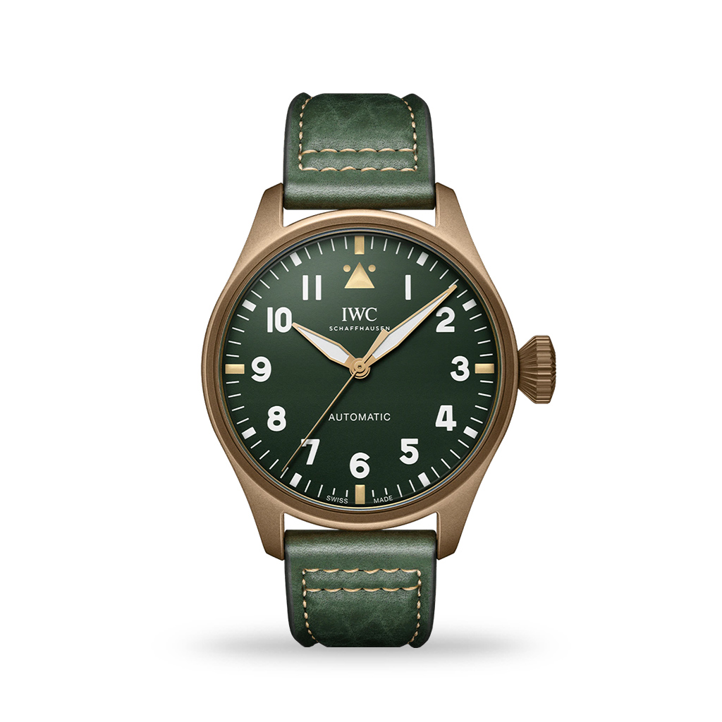 IWC Big Pilot's 43 Spitfire Automatic Bronze Green Dial 43mm Leather