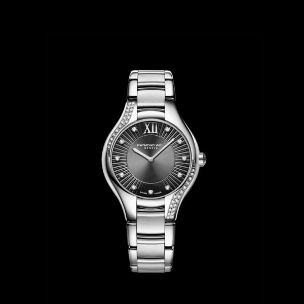 Raymond Weil Noemia Quartz 32mm Grey Dial With 47 Diamonds Bracelet 5132-s1s-60181