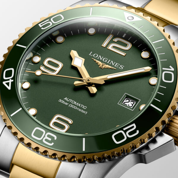 Longines HydroConquest Automatic 41mm Green Dial Bracelet L3.781.3.06.7