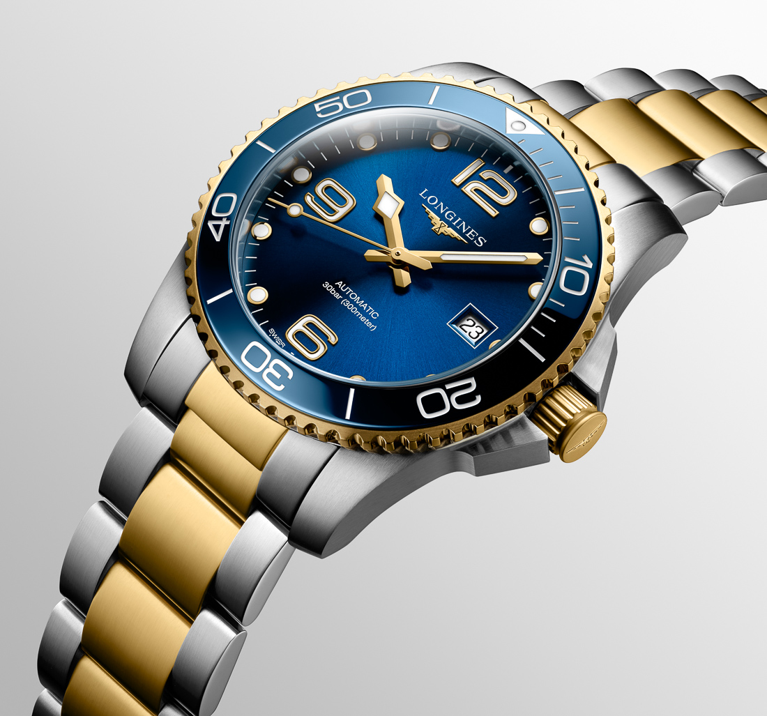 Longines HydroConquest Automatic 41mm Sunray Blue Dial Bracelet L3.781.3.96.7