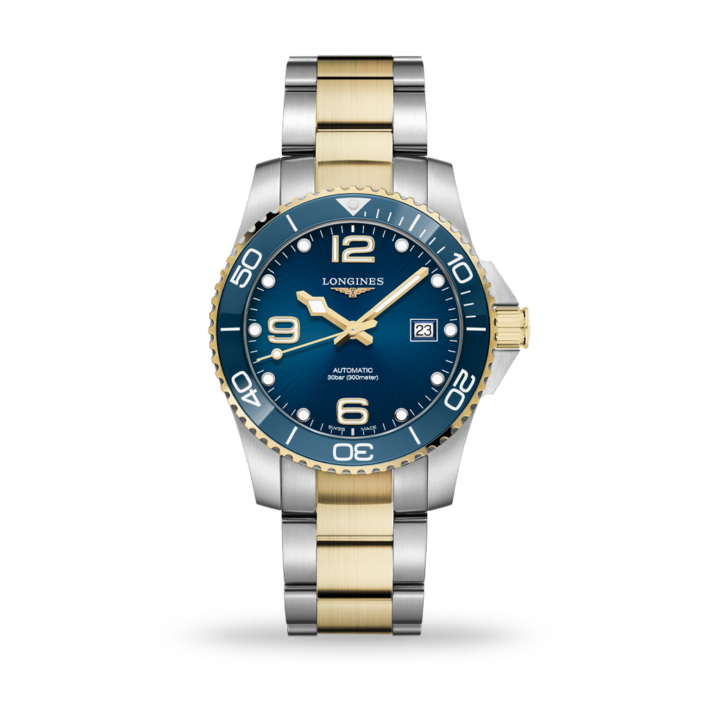 Longines HydroConquest Automatic 41mm Sunray Blue Dial Bracelet