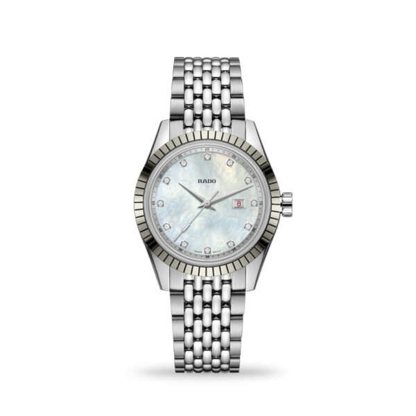 Rado HyperChrome Classic Quartz 35mm Blue mother-of-pearl Dial Bracelet R33104923