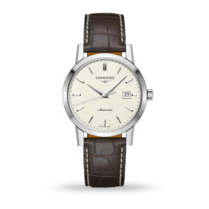 Longines 1832 40mm Automatic Beige Dial Leather Strap L4.825.4.92.2