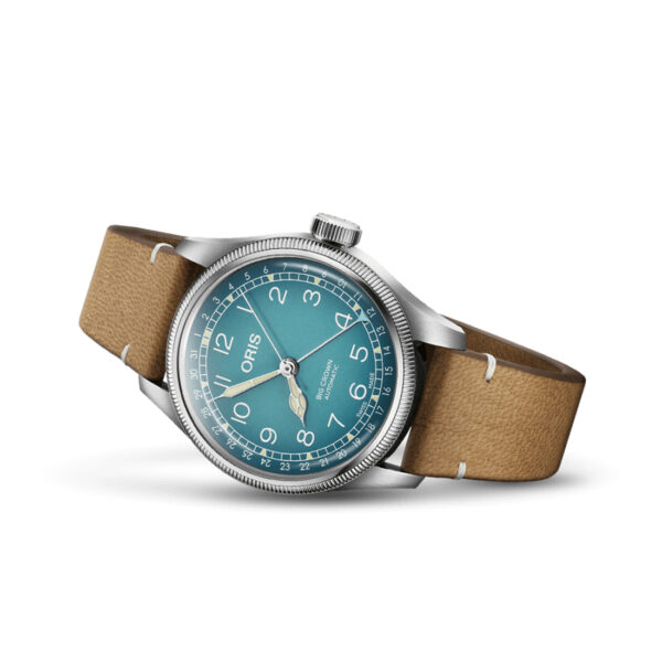 ORIS Big Crown X Cervo Volante Blue Dial 38mm Leather Strap 754 7779 4065-Set