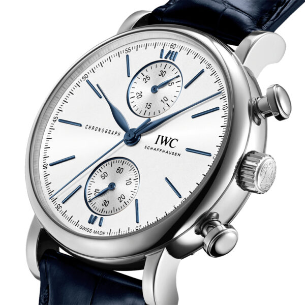 IWC Portofino Chronograph 39mm Blue Leather Strap IW391407