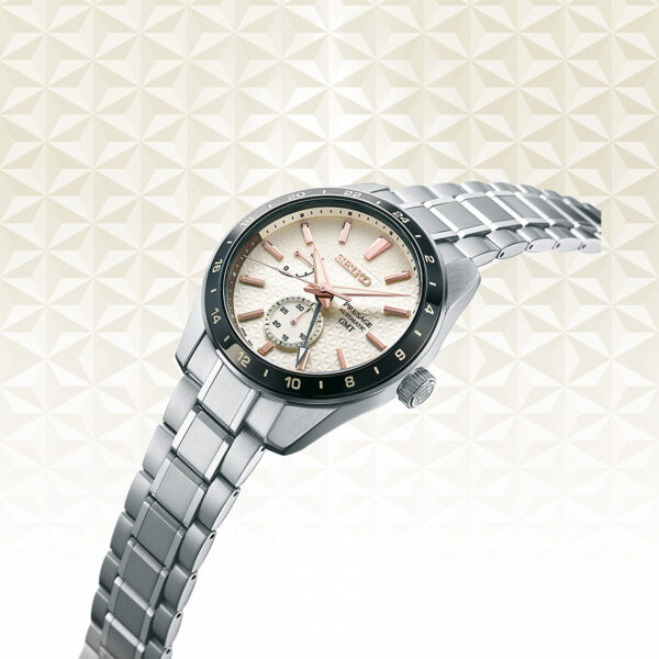 Seiko Presage Sharp Edge Series Automatic 42mm Off White Dial Bracelet - SPB273J