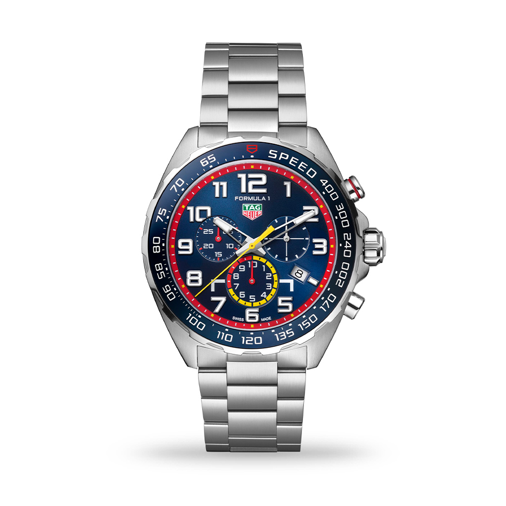 TAG Heuer Formula 1 X Red Bull Racing Quartz 43mm Blue Dial Bracelet