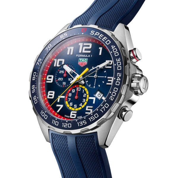 TAG Heuer Formula 1 Red Bull Quartz Blue Dial 43mm Rubber Strap CAZ101AL.FT8052