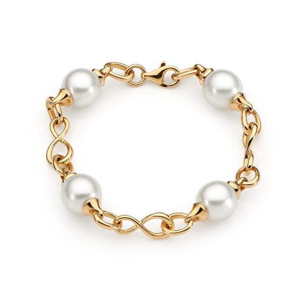Allure South Sea Pearl Infinity Bracelet 020-00062